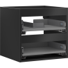 Mexen Box-A корпус за шкафче под мивка 50 см, 2 чекмеджета, черен мат - 91AX0-0500-470-2-71