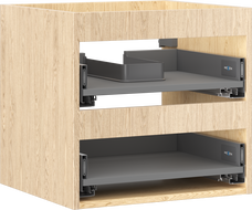 Mexen Box-A корпус на шкафче под мивка 50 см, 2 чекмеджета, дъб - 91AX0-0500-470-2-81