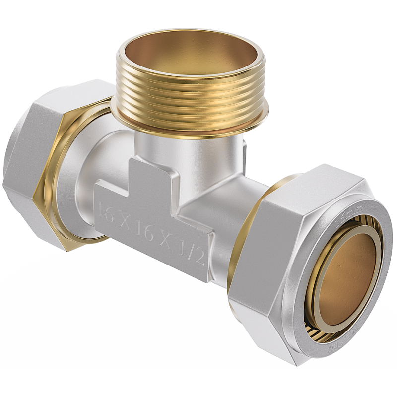 Mexen PEX-S тройник завинтване PEX 20 x 1/2 GZ x 20 - W97233-2012M20-00