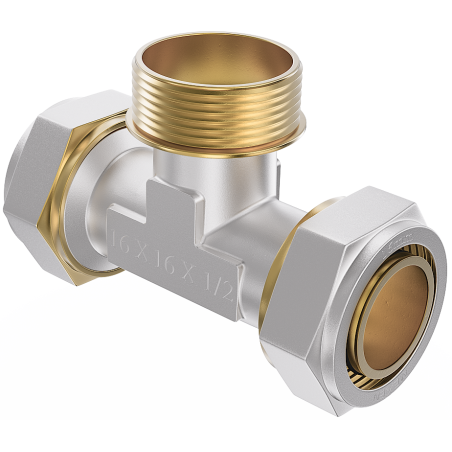 Mexen PEX-S тройник завинтване PEX 20 x 1/2 GZ x 20 - W97233-2012M20-00