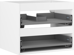 Кутия Mexen Box-A шкаф за умивалник 60 см, 2 чекмеджета, бял мат - 91AX0-0600-470-2-01