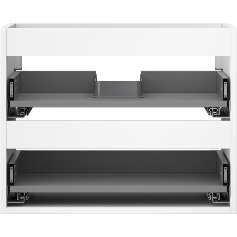 Mexen Box-A корпус на шкафче под мивка 60 см, 2 чекмеджета, бял мат - 91AX0-0600-470-2-01