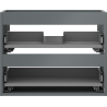 Mexen Box-A корпус шкаф под мивка 60 см, 2 чекмеджета, графит мат - 91AX0-0600-470-2-66