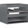 Mexen Box-A корпус шкаф под мивка 60 см, 2 чекмеджета, графит мат - 91AX0-0600-470-2-66
