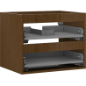 Mexen Box-A корпус за шкаф под умивалник 60 см, 2 чекмеджета, орех - 91AX0-0600-470-2-86
