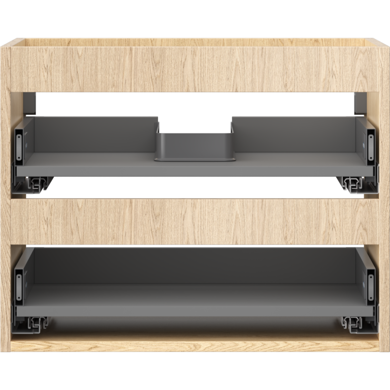 Mexen Box-A корпус на шкаф под мивка 60 см, 2 чекмеджета, дъб - 91AX0-0600-470-2-81