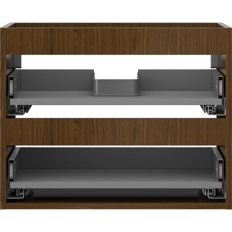 Mexen Box-A корпус шкаф под мивка 60 см, 2 чекмеджета, орех - 91AX0-0600-470-2-86