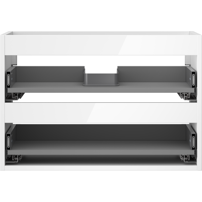 Mexen Box-A корпус на шкаф под мивка 70 см, 2 чекмеджета, бял гланц - 91AX0-0700-470-2-00