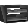 Корпус за шкаф под мивка Mexen Box-A 70 cm, 2 чекмеджета, черен гланц - 91AX0-0700-470-2-70