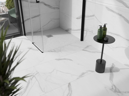 Mexen Stone+ композитен квадратен душ-корито 80 x 80 см, бял - 44108080