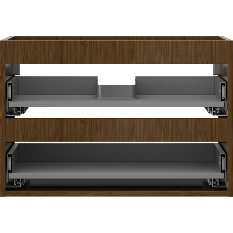 Mexen Box-A корпус за шкаф под мивка 70 см, 2 чекмеджета, орех - 91AX0-0700-470-2-86