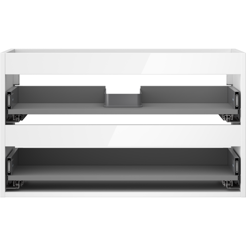 Mexen Box-A корпус за шкаф под умивалник 80 cm, 2 чекмеджета, бял гланц - 91AX0-0800-470-2-00