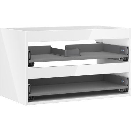 Mexen Box-A корпус шкаф под мивка 80 cm, 2 чекмеджета, бял гланц - 91AX0-0800-470-2-00