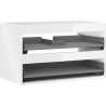 Mexen Box-A корпус шкаф под мивка 80 cm, 2 чекмеджета, бял гланц - 91AX0-0800-470-2-00