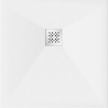 Mexen Stone+ композитен квадратен душ-корито 80 x 80 см, бял - 44108080
