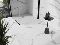 Mexen Stone+ квадратен композитен душ корито 90 x 90 см, бял - 44109090