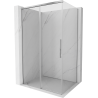 Mexen Rox плъзгаща се душ кабина 160 x 120 см, прозрачна, хром - 8C2-160-120-01-00