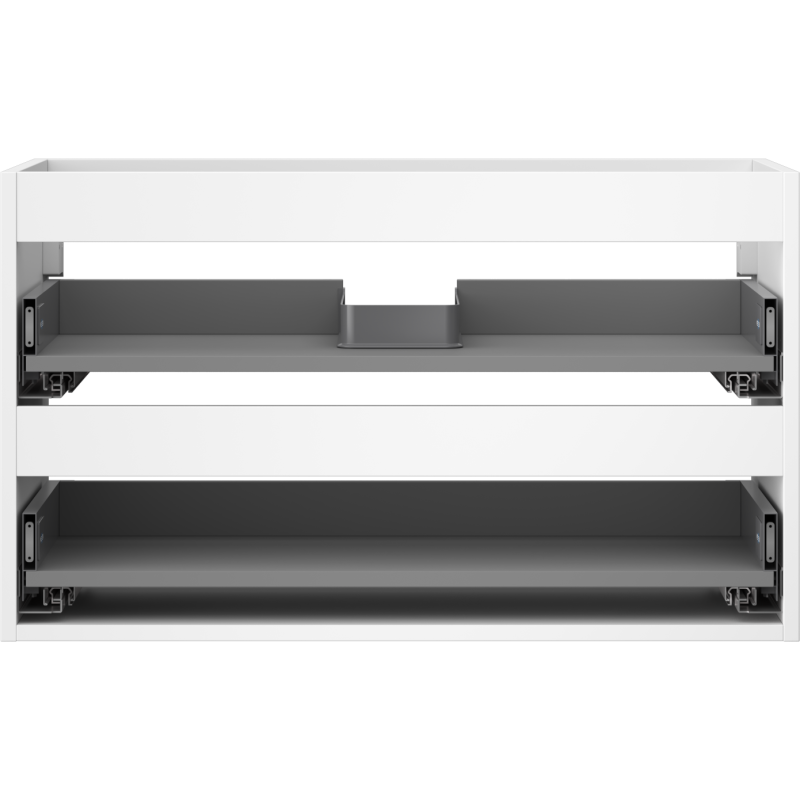 Mexen Box-A корпус за шкаф за умивалник 80 см, 2 чекмеджета, бял мат - 91AX0-0800-470-2-01