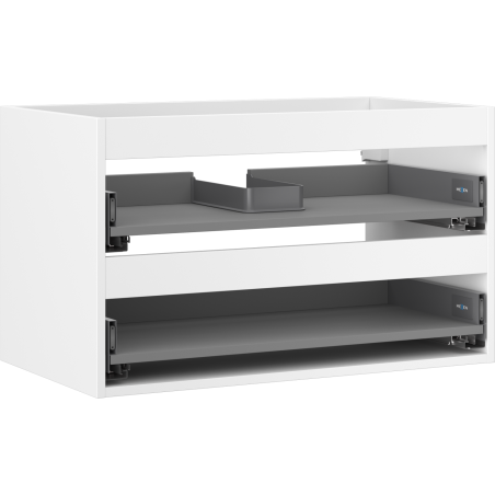 Mexen Box-A корпус на шкаф под мивка 80 см, 2 чекмеджета, бял мат - 91AX0-0800-470-2-01