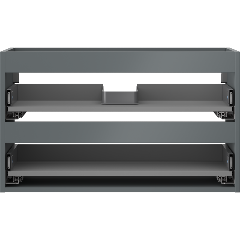Mexen Box-A корпус на шкаф под умивалник 80 см, 2 чекмеджета, матов графит - 91AX0-0800-470-2-66