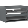 Mexen Box-A шкаф под умивалник, 80 см, 2 чекмеджета, матов графит - 91AX0-0800-470-2-66
