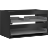 Mexen Box-A корпус на шкаф под мивката 80 см, 2 чекмеджета, черен мат - 91AX0-0800-470-2-71