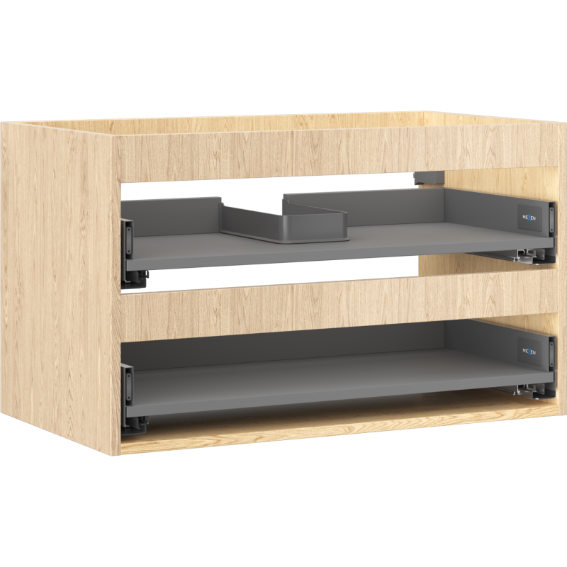 Mexen Box-A корпус шкаф под мивка 80 см, 2 чекмеджета, дъб - 91AX0-0800-470-2-81