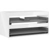 Кутия Mexen Box-A шкаф под мивка 90 см, 2 чекмеджета, бял гланц - 91AX0-0900-470-2-00
