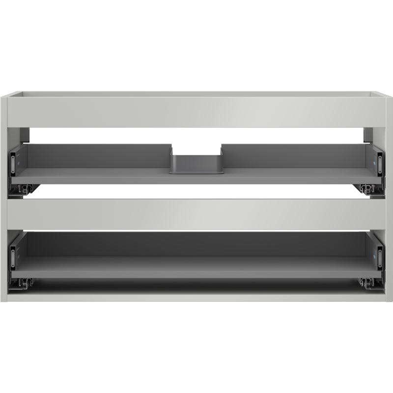 Mexen Box-A корпус шкаф под мивка 90 см, 2 чекмеджета, сив мат - 91AX0-0900-470-2-62