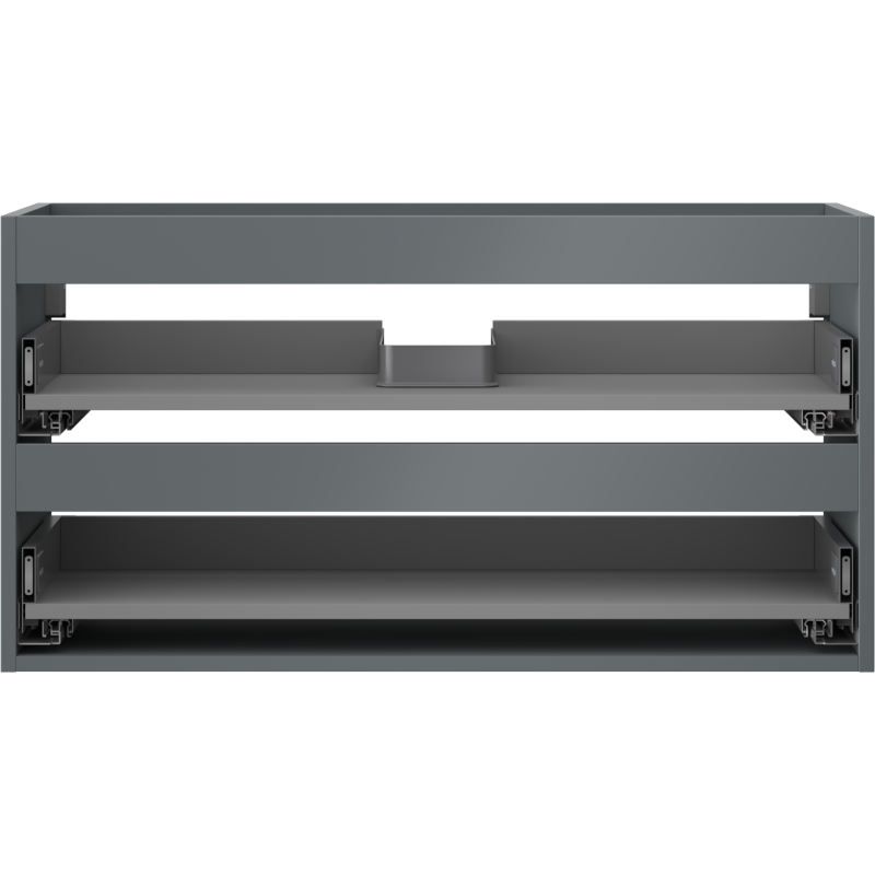 Mexen Box-A корпус за шкаф под умивалник 90 см, 2 чекмеджета, мат графит - 91AX0-0900-470-2-66