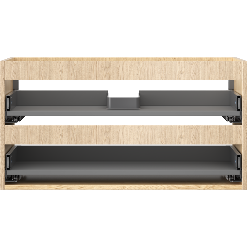 Mexen Box-A корпус на шкафче за мивка 90 см, 2 чекмеджета, дъб - 91AX0-0900-470-2-81