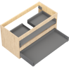 Кутия на Mexen Box-A 90 см, 2 чекмеджета, дъб - 91AX0-0900-470-2-81