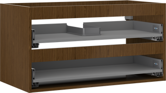 Mexen Box-A корпус шкаф под мивка 90 см, 2 чекмеджета, орех - 91AX0-0900-470-2-86