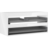 Mexen Box-A корпус шкаф за мивка 100 см, 2 чекмеджета, бял гланц - 91AX0-1000-470-2-00