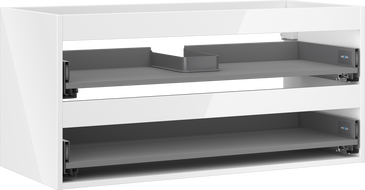 Mexen Box-A шкаф корпус за умивалник 100 см, 2 чекмеджета, бял гланц - 91AX0-1000-470-2-00
