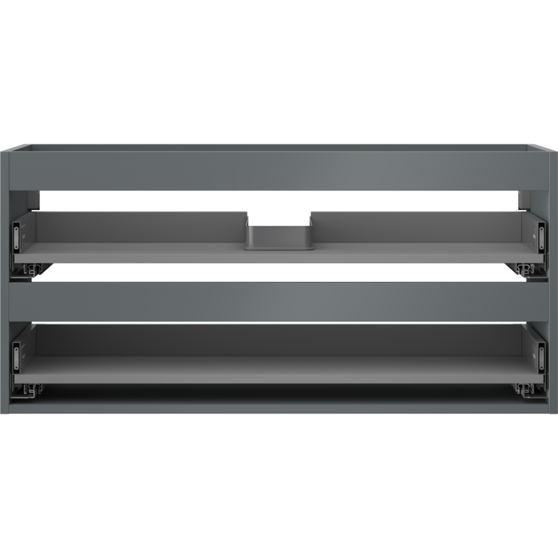 Mexen Box-A корпус за шкаф под мивка 100 см, 2 чекмеджета, графит мат - 91AX0-1000-470-2-66