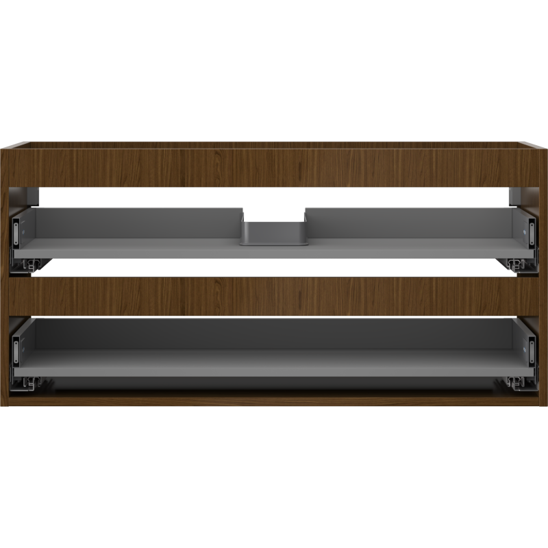 Mexen Box-A корпус за шкафа под мивка 100 см, 2 чекмеджета, орех - 91AX0-1000-470-2-86