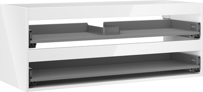 Mexen Box-A корпус на шкаф под мивка 120 см, 2 чекмеджета, бял гланц - 91AX0-1200-470-2-00