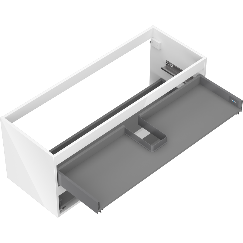 Mexen Box-A корпус на шкаф под мивка 120 см, 2 чекмеджета, бял гланц - 91AX0-1200-470-2-00