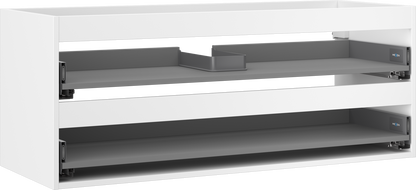 Mexen Box-A корпус шкаф под мивка 120 см, 2 чекмеджета, бял мат - 91AX0-1200-470-2-01