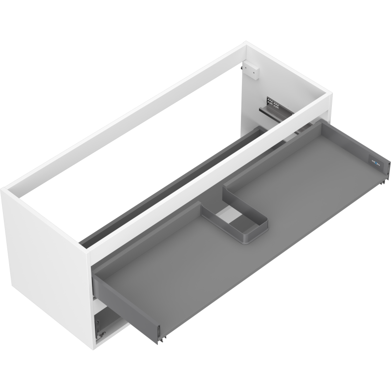 Mexen Box-A корпус шкаф под мивка 120 см, 2 чекмеджета, бял мат - 91AX0-1200-470-2-01
