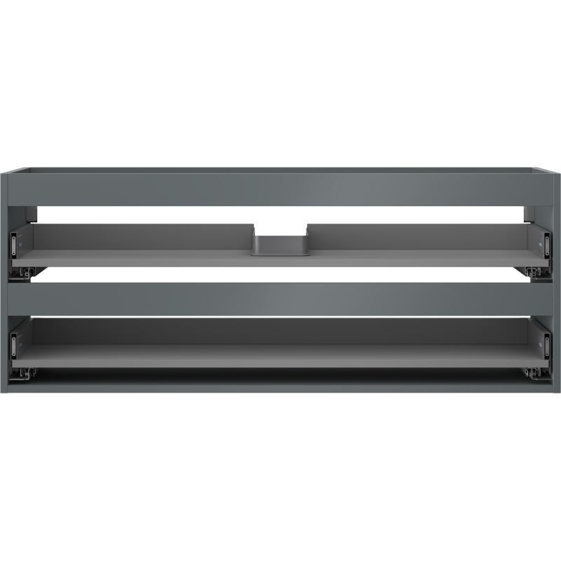 Mexen Box-A корпус на шкафчето под мивката 120 см, 2 чекмеджета, матов графит - 91AX0-1200-470-2-66