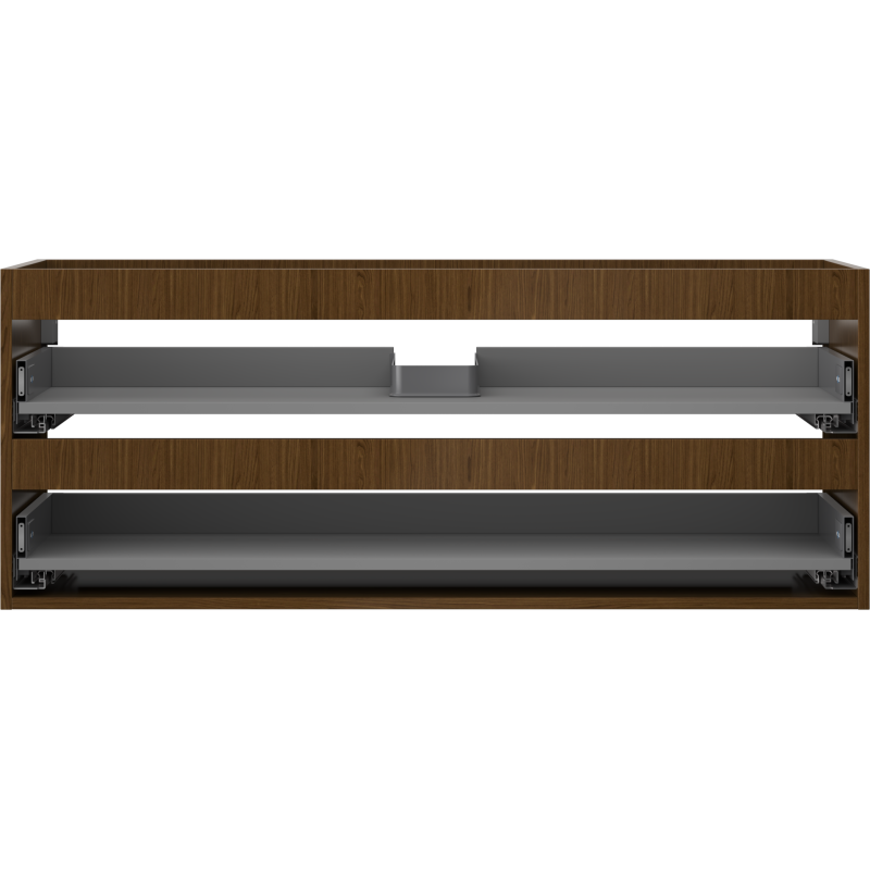Mexen Box-A корпус на шкаф за умивалник 120 см, 2 чекмеджета, орех - 91AX0-1200-470-2-86