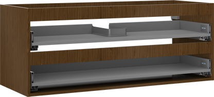 Mexen Box-A корпус на шкаф за умивалник 120 см, 2 чекмеджета, орех - 91AX0-1200-470-2-86