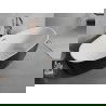 Mexen Lira вана свободностояща модел 170 x 80 cm, бяла/черна, преливник медна четка - 52831708075-65