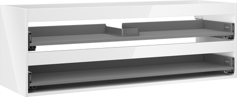 Mexen Box-A корпус за шкаф под умивалник 140 см, 2 чекмеджета, бял гланц - 91AX0-1400-470-2-00