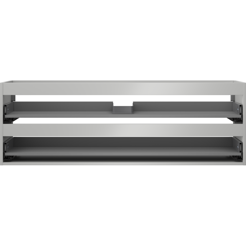 Mexen Box-A корпус за шкаф под умивалник 140 см, 2 чекмеджета, сив мат