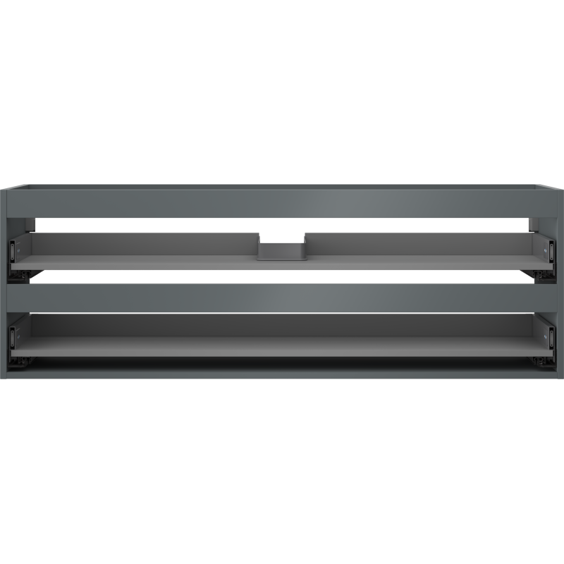 Mexen Box-A корпус на шкаф за мивка 140 см, 2 чекмеджета, матов графит - 91AX0-1400-470-2-66