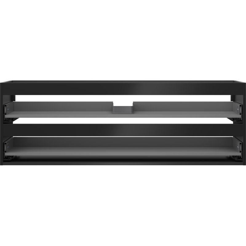 Mexen Box-A корпус за шкаф под мивка 140 см, 2 чекмеджета, черен мат - 91AX0-1400-470-2-71