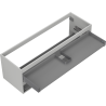 Кутия корпус за мивка Mexen Box-A 140 см, 2 чекмеджета, сив мат - 91AX0-1400-470-2-62